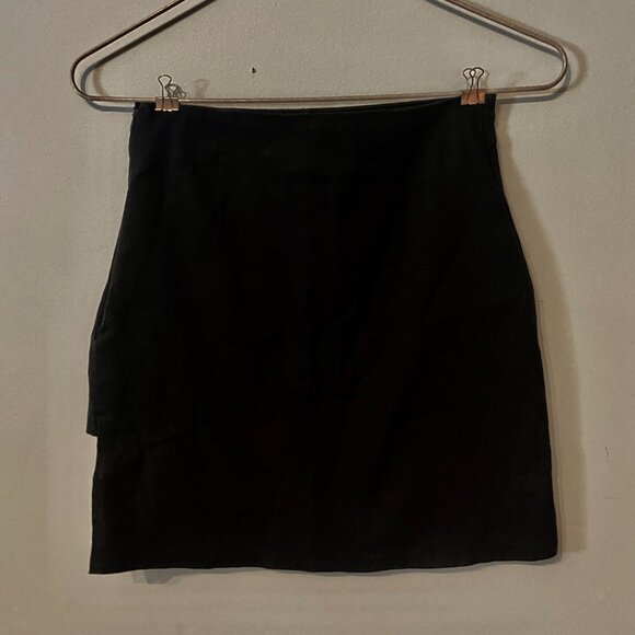 Vintage buckle cut out mini skirt y2k - Picture 2 of 3